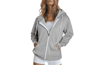 Women's Full Zip Hoodie - Long Sleeve Jacket