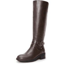 Women's Knee High Buckle Riding Boots