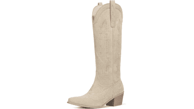 Women's Knee High Cowgirl Boots