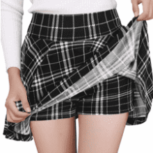 Women's Mini Skater Skirt with Shorts