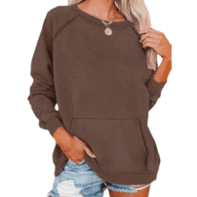 Women's Soft & Cozy Crew Neck Sweatshirt