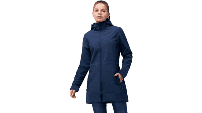 Women's Waterproof Fleece Lined Rain Jacket