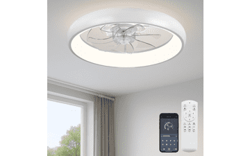 20'' Low Profile LED Ceiling Fan - Remote & App Control