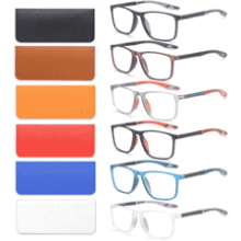 6-Pack Blue Light Blocking Reading Glasses
