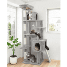 70" Heavy Duty Cat Tree - Extra Large Cat Tower for Indoor Cats