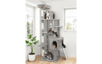 70" Heavy Duty Cat Tree - Extra Large Cat Tower for Indoor Cats
