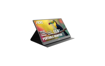 AOC 16T20 Portable Monitor: 15.6" FHD USB-C, HDMI - Perfect for Travel