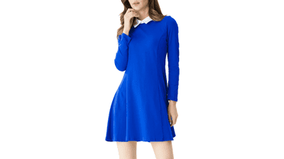 Aphratti Women's Fall Skater Dress