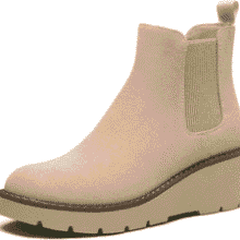 Athlefit Women's Wedge Chelsea Booties