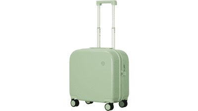 Avocado Green Carry-On Luggage: Hardshell Spinner Suitcase with TSA Lock