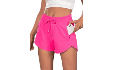 BMJL Women's High Waisted Running Shorts