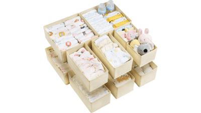 Baby Clothes Organizer - 12 Pack Drawer Dividers