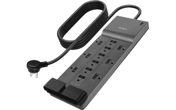 Belkin 12-Outlet Surge Protector Power Strip - 8ft Cord