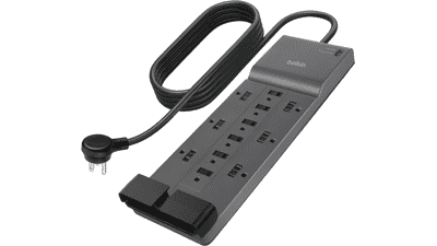 Belkin 12-Outlet Surge Protector Power Strip - 8ft Cord
