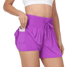 Blaosn Women's Flowy Athletic Shorts - Workout & Running Skort
