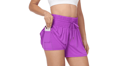 Blaosn Women's Flowy Athletic Shorts - Workout & Running Skort