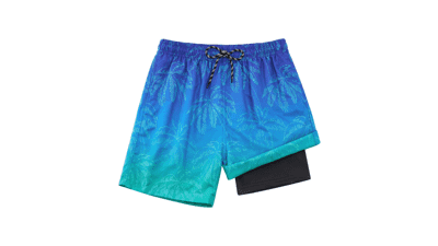 Boys Swim Trunks: Quick Dry & Compression Liner