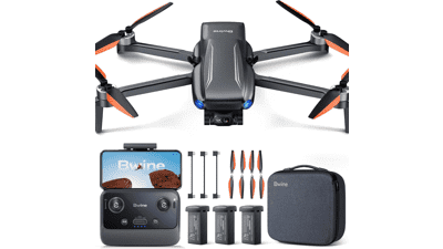 Bwine F7MINI 4K Drone: 96Mins Flight, 6KM Range, AI GPS