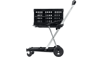 CLAX Original Collapsible Shopping Cart - Black
