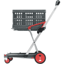 CLAX Original Collapsible Shopping Cart - Red