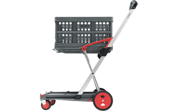 CLAX Original Collapsible Shopping Cart - Red