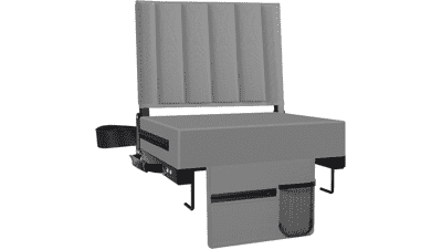Comfort Stadium Seat with Back Support & Cup Holder - Portable & Padded