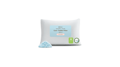 Cooling Toddler Pillow - Adjustable & Washable