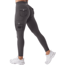 CoreFlex Workout Leggings - Scrunch Butt Lift Yoga Pants with Pockets
