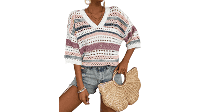 Crochet Knit Beach Top