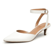 DREAM PAIRS Women's Kitten Heel Wedding Pumps