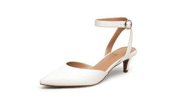 DREAM PAIRS Women's Kitten Heel Wedding Pumps