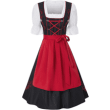 Dirndl Dress: Bavarian Oktoberfest Costume for Women