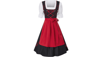Dirndl Dress: Bavarian Oktoberfest Costume for Women
