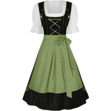 Dirndl Dress: Women's Oktoberfest Bavarian Costume