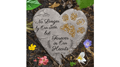 Dog Memorial Stone - Rainbow Bridge Pet Loss Gift