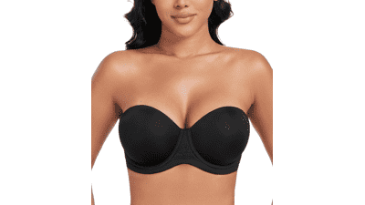 DotVol Strapless Bra: Full Figure Support & Comfort