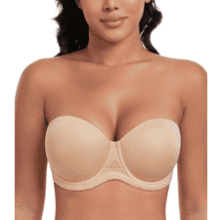 DotVol Strapless Bra: Full Figure Support & Comfort