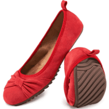 Ecetana Women's Bowknot Ballet Flats