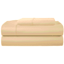 Egyptian Cotton Twin Bed Sheets - Soft Sateen Weave