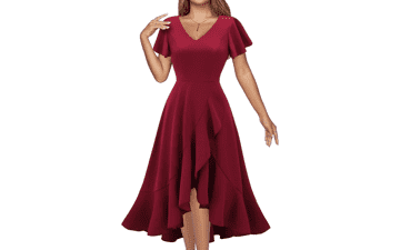 Elegant High Low Cocktail Dress for Parties & Weddings