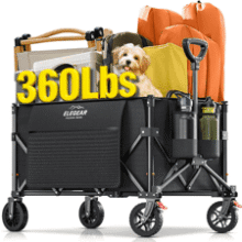 Elegear Foldable Wagon Cart - Heavy Duty & All-Terrain