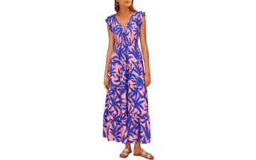 Flowy Maxi Dress - Summer Beach Sundress