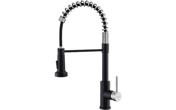 GIMILI Kitchen Faucet: Pull Down Sprayer, Farmhouse Style