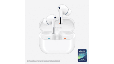 Galaxy Buds 3 Pro: True Wireless Earbuds, AI Noise Cancelling, White