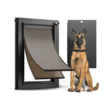 Heavy Duty Aluminum Dog Door - Energy Efficient & Secure