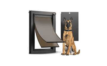 Heavy Duty Aluminum Dog Door - Energy Efficient & Secure