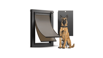 Heavy Duty Aluminum Dog Door - Energy Efficient & Secure