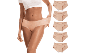 INNERSY Women's No Show Modal Underwear - 5 Pack