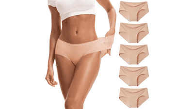 INNERSY Women's No Show Modal Underwear - 5 Pack