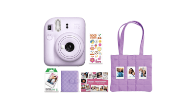 Instax Mini 12 Holiday Bundle - Lilac Purple